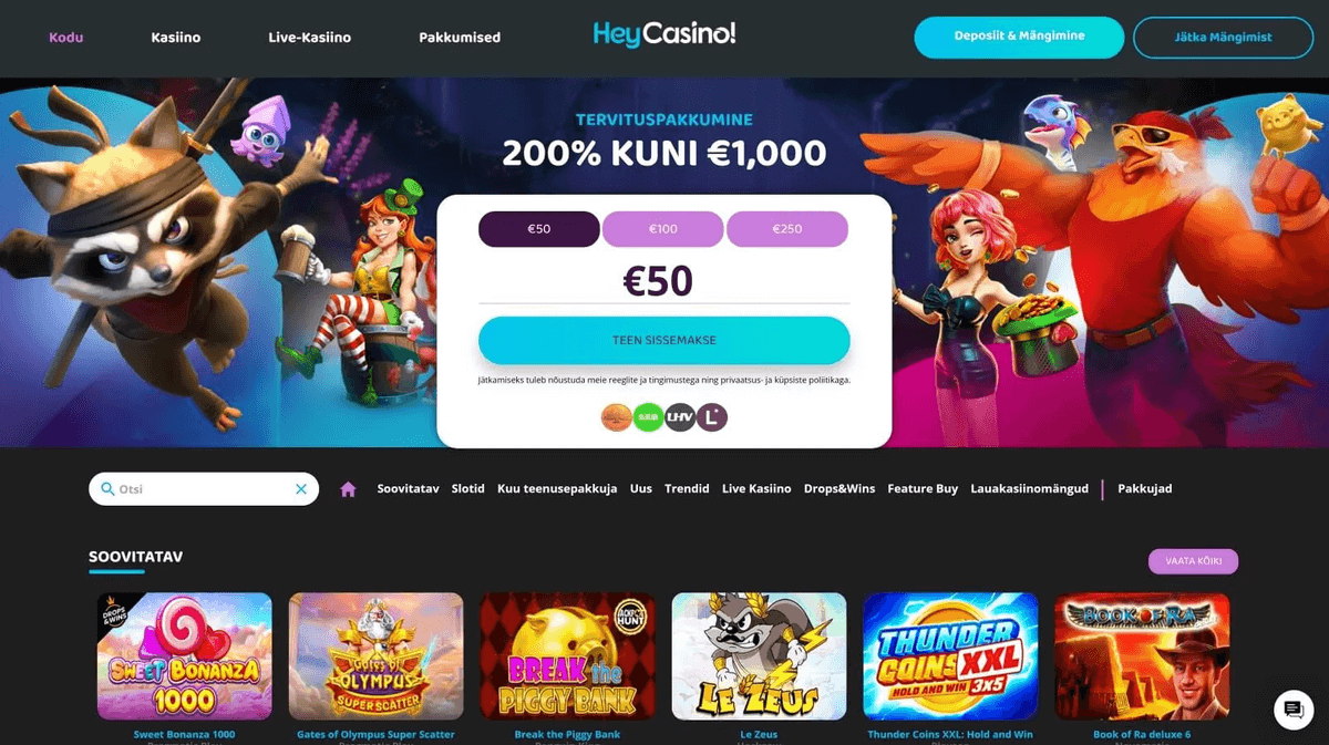 Hey Casino Bonussen en Promocodes 2026: Jouw Ultieme Voordeelgids image 1